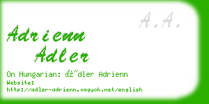 adrienn adler business card